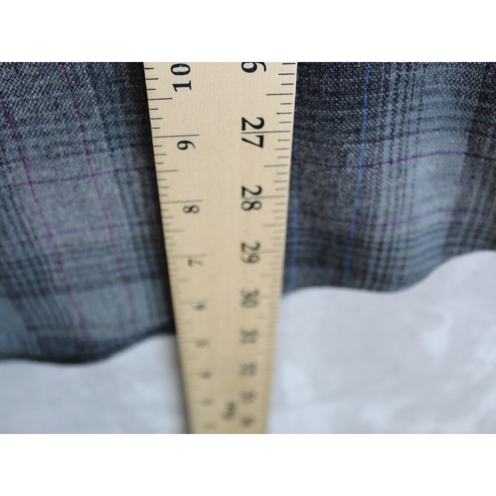 Vintage Pendleton Wool Shirt Mens XL Gray Shadow Plaid Pearl Snap Western - Picture 5 of 9